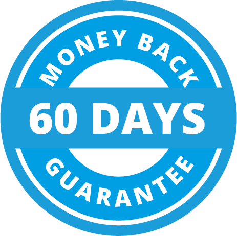 60-day money-back guarantee graphic