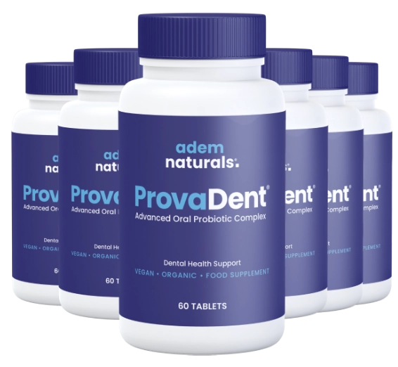 Multiple ProvaDent bottles displayed together