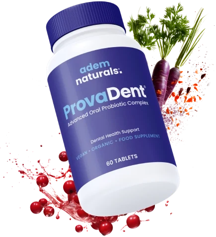 ProvaDent oral probiotic supplement bottle