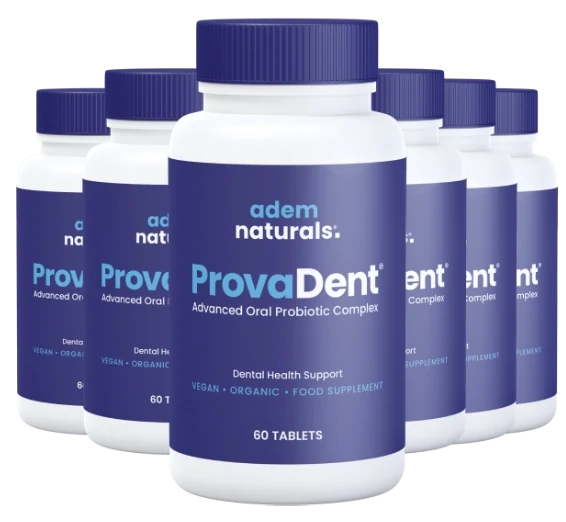 Multiple ProvaDent bottles shown together